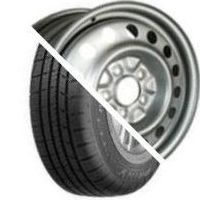 Шина с диском в сборе Prinx HH2 HiCity 185/65 R15 88H + Trebl X40915 P Silver 4*100 6xR15 ET40 DIA60.1 (без упаковки)